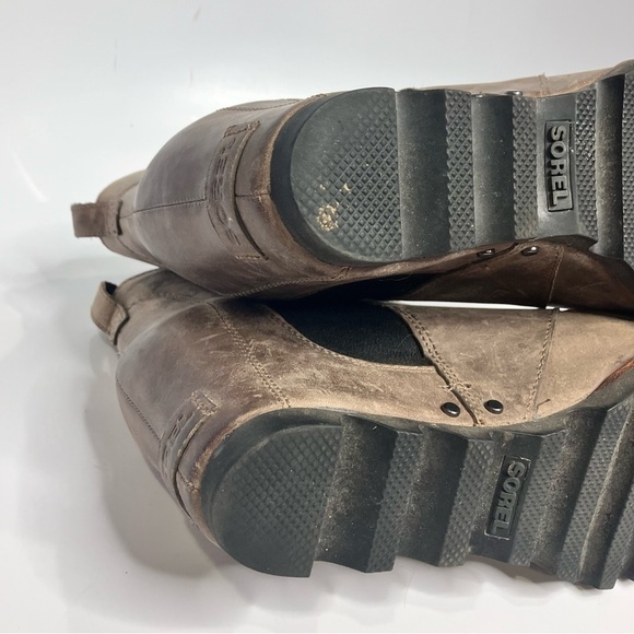Sorel Lea Wedge Booties leather size 10 - Picture 10 of 10